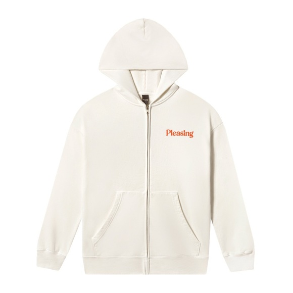 Pleasing Sweatshirt White The AstroMilk Man Zip Up Hoodie Size XXL Harry Styles - Picture 1 of 13